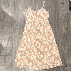 Ijoah ❤️ Tropical Print Spaghetti Strap Dress